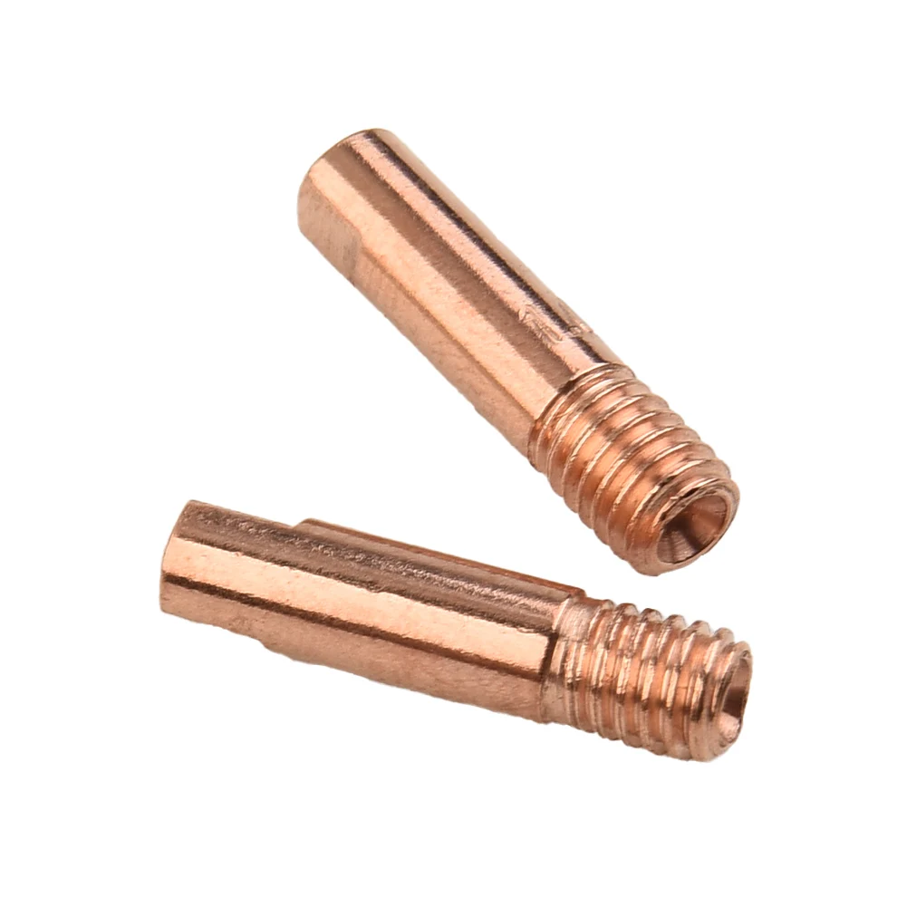 10Pcs Welding Torch Nozzle  0.8/1.0/1.2mm MB-15AK MIG/MAG M6 Welding Torch Tips Holder Gas Nozzle Soldering Accessories