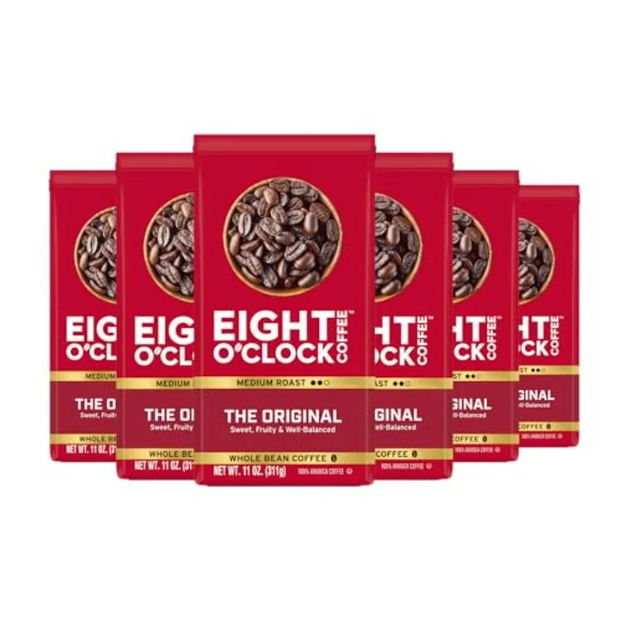 

Кофе Eight O'Clock The Original Medium Roast, 100% Арабика, Сладкий, Фруктовый, Балансированный