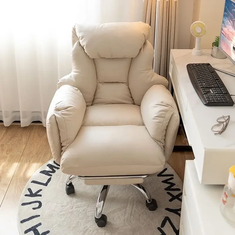 

Comfortable Sedentary Home Computer Chair Lifting Sofa Chair Female Bedroom Chairs Office Esports Living Room Backrest Chairs