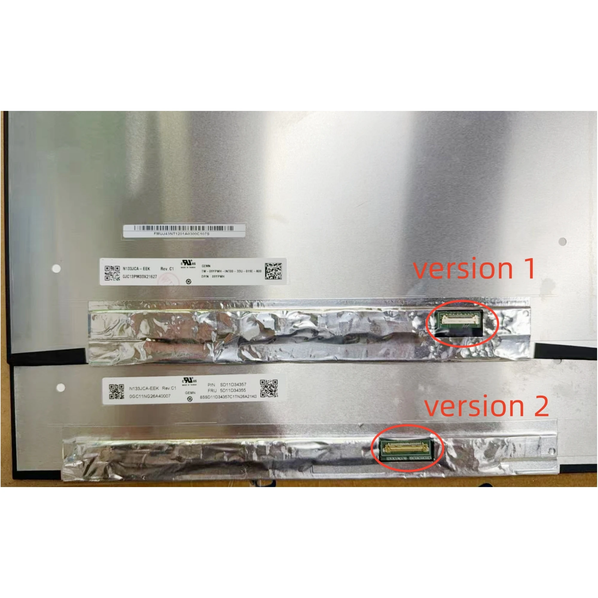 

N133JCA-EEK 13.3 inch Laptop LCD Screen Original Display Replacement Panel Matrix