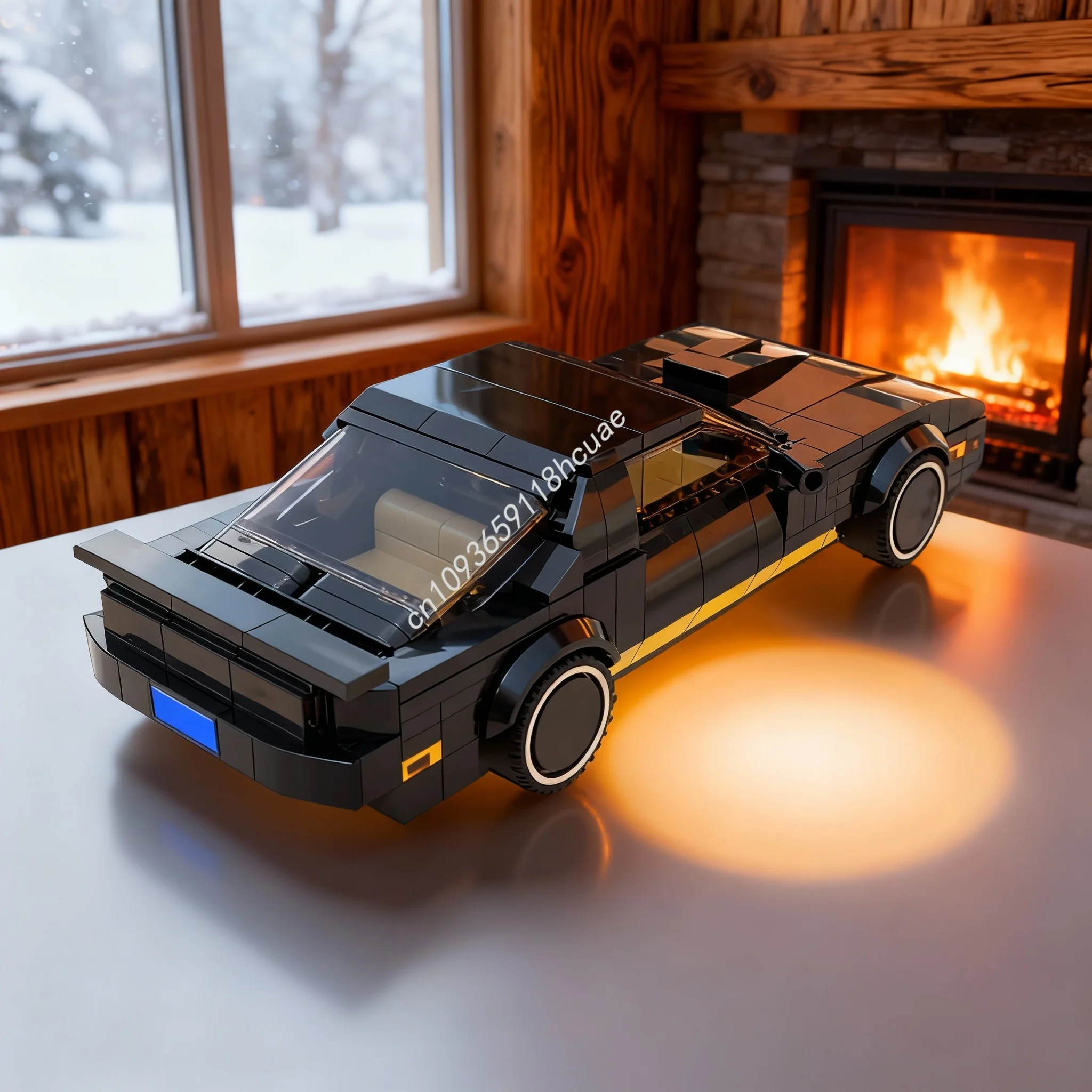 

379pcs MOC MOCturnal Knight Rider KITT City Champions Model Building Blocks Toy Construction Christmas Gift Education Brick Kids