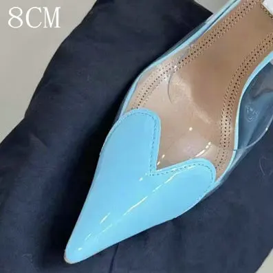 Sky Blue 8CM Heel