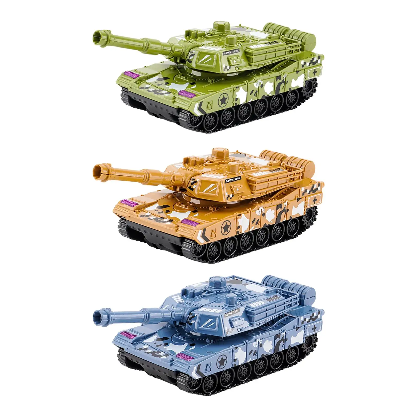 Pull Back Tank Toys Creative, Durable, Portable Party Favors Diecast Tank Model Realistic for Kids Children Girls Boys Gift