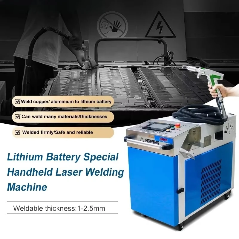 Portable Laser Battery Spot Welder 1500W For Lithium Iron Phosphate Power Pouch Cell Assembly Repair HandheldWelding