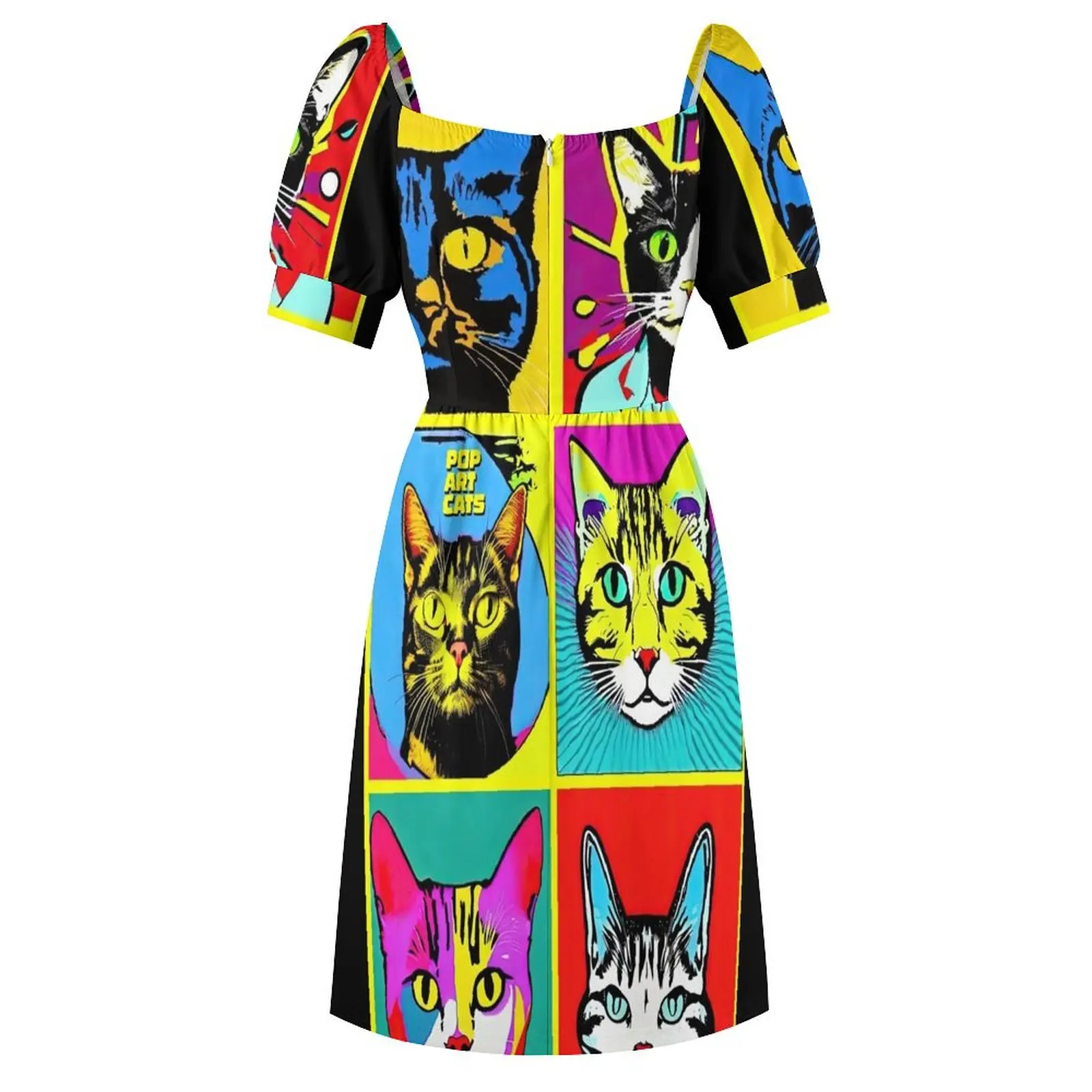 Pop Art-Robe de Soirée Élégante pour Femme, Vêtement de Luxe