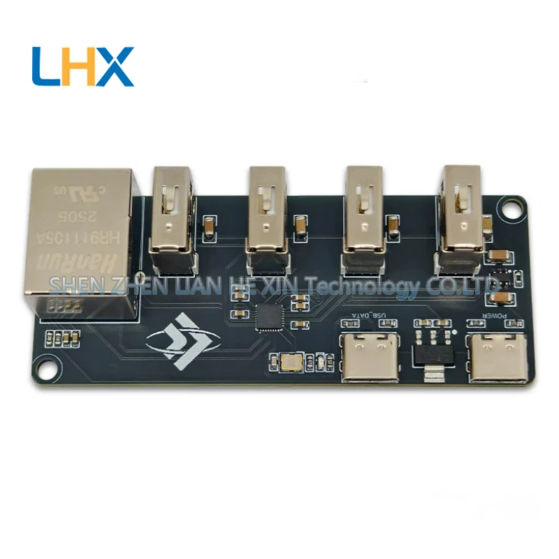 CH339F USB to 1-Gigabit Ethernet Converter 4-channel USB HUB 2.0 Module new