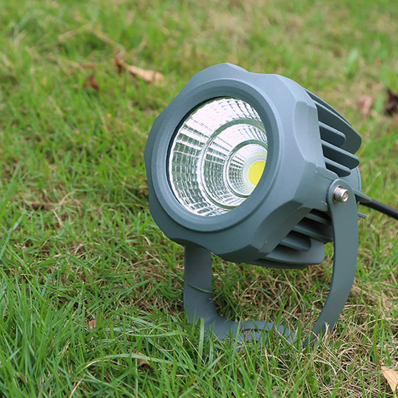 LED Lawn Flood Light 10W 20W 30W Waterproof Aluminum Spotlight for Garden Tree Pathway Landscape Spike Lighting