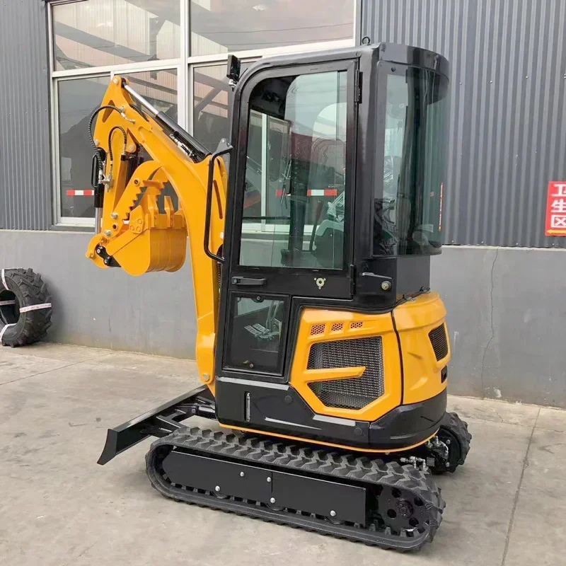 Mini Excavator  Diesel Engine Bagger 1ton 1.5t 2ton Multifunctional Mini Excavator New  Multifunctional
