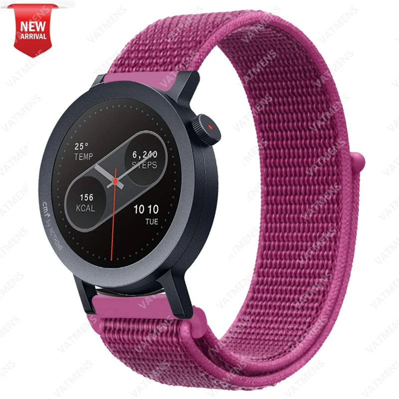 Watch Pro 2-Armband für CMF Watch Pro 2 Ersatz-Smartwatch-Armband, Nylon-Sport-Loop-Armband, Correa-Band – Detail 16