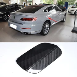 For Volkswagen Arteon CC 2019 2020 2021 Carbon fiber fuel tank cap Fuel tank cover Auto parts