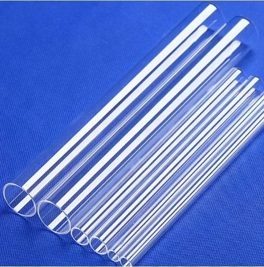 Quartz furance tube / OD*L=200*200mm / 5mm wall/high-temperature / high purity clear quartz tube