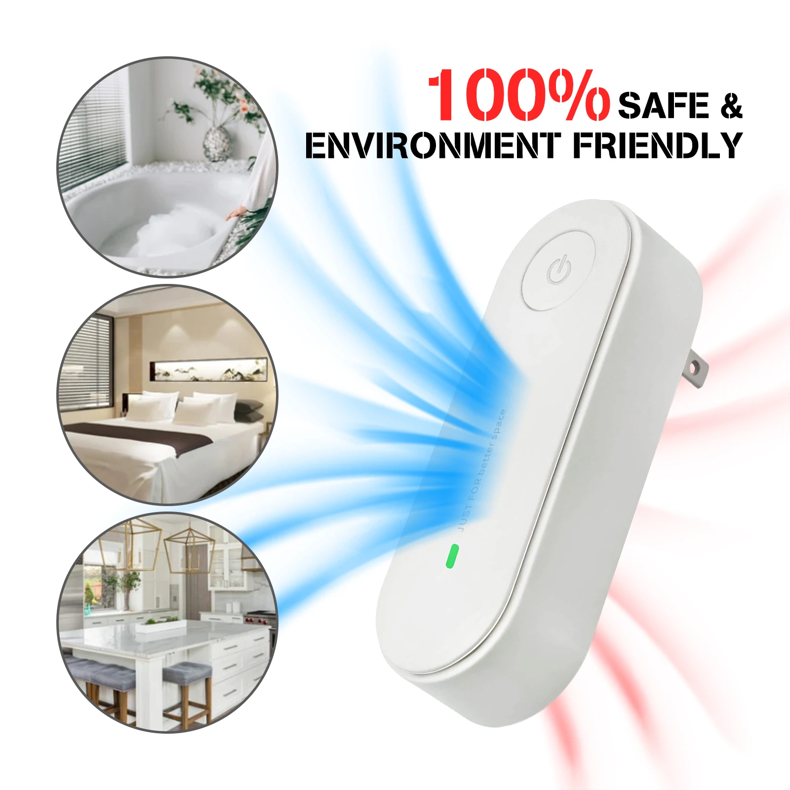 Smart Air Purifier Odor Purifier Pet Deodorizer Kitchen Odor Purifier Smoke Smell Removal Household Products