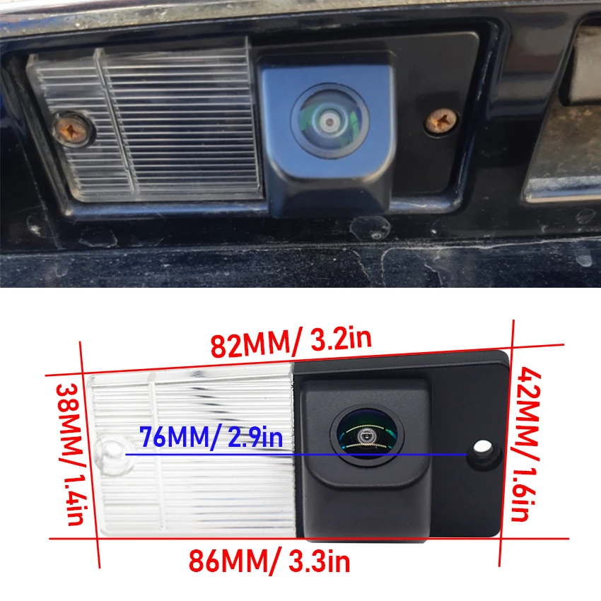 HD Car Rear View Reverse Backup Camera For KIA Sorento MK1 2003 2004 2005 2006 2007 2008 Night Vision Backup Camera Waterproof