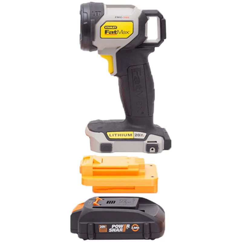 Imagem -04 - Adaptador de Bateria para Absx 20v 6pin Bateria para Preto Mais Decker Bauer 18 20v Li-ion Ferramentas Conversor de Bateria Acessórios de Ferramenta Elétrica