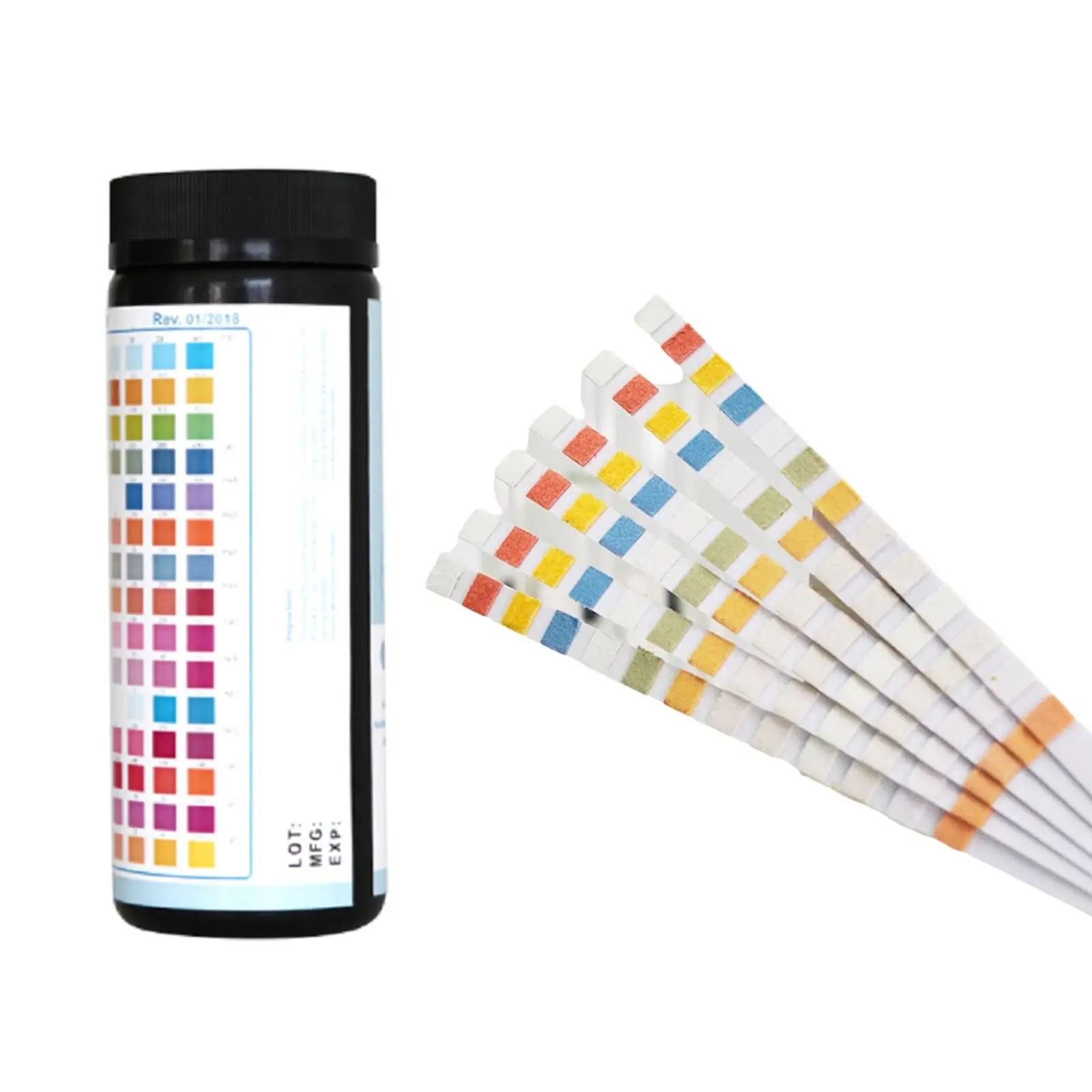 Drinking Water Test Kit with 50 Strips for Home Aquarium Pond Iron Ph Hardness Nitrate Testing