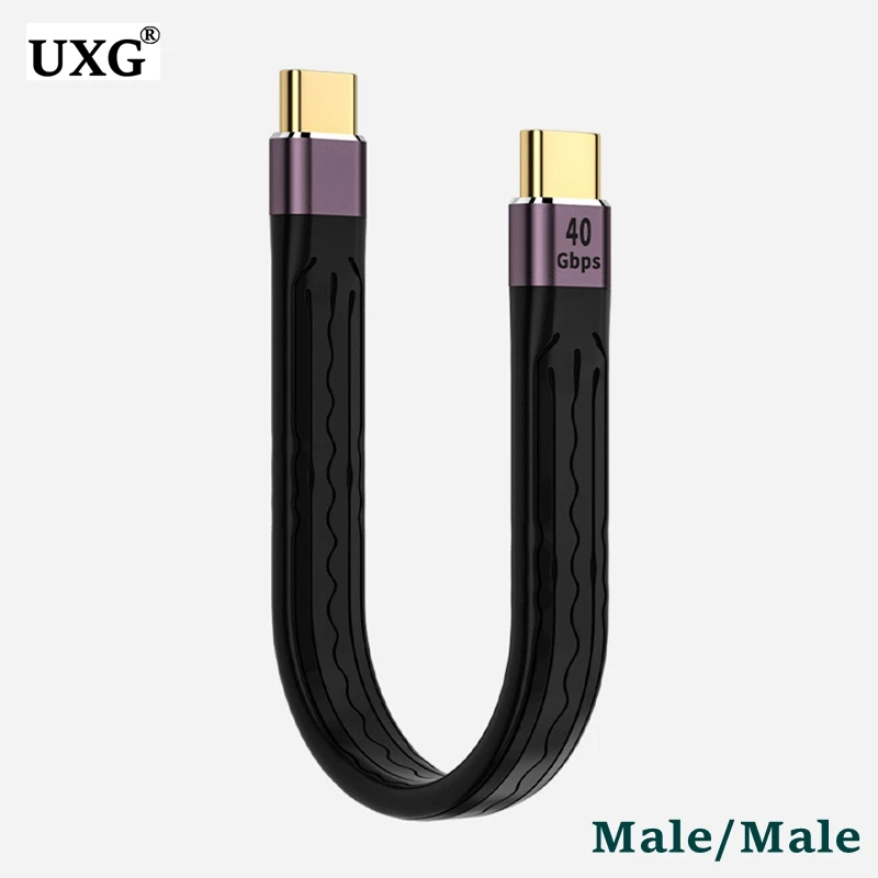 USB 4.0 Gen3 Data Cable PD 100W 5A Fast Charging USB C To USB4 Cable Thunderbolt 3 4K@60Hz Cable USB Tipo C 40Gbps Charge Cable