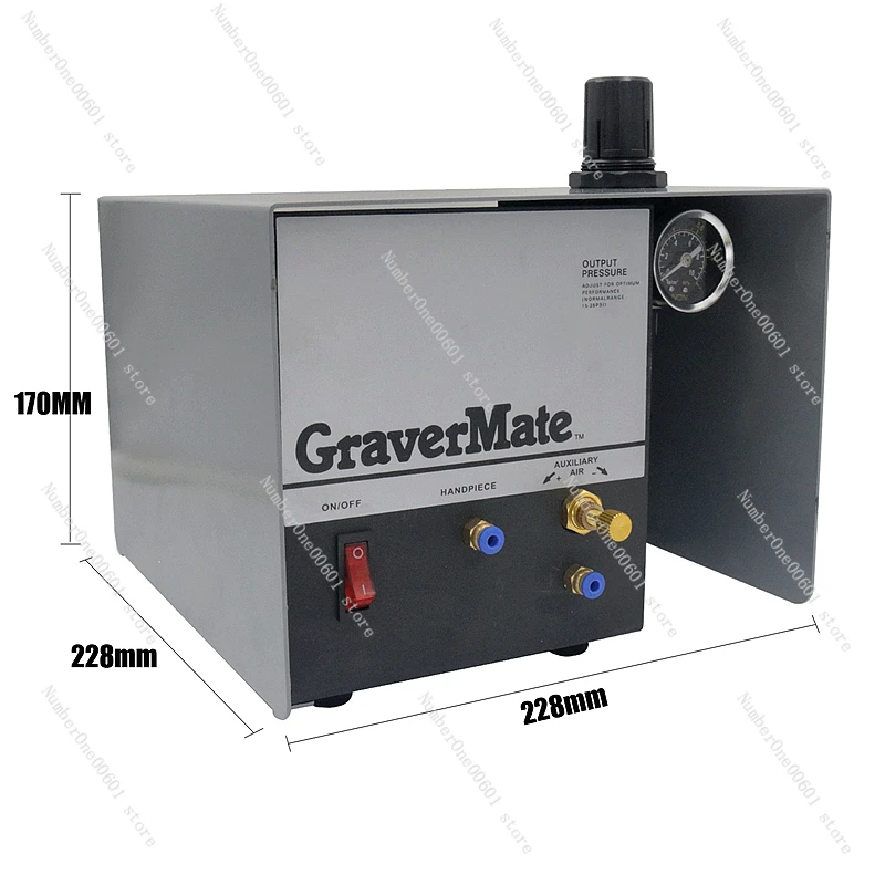 110/220v Pneumatic Impact Engraving Machine GraverMate Jewelry Engraver Single Ended