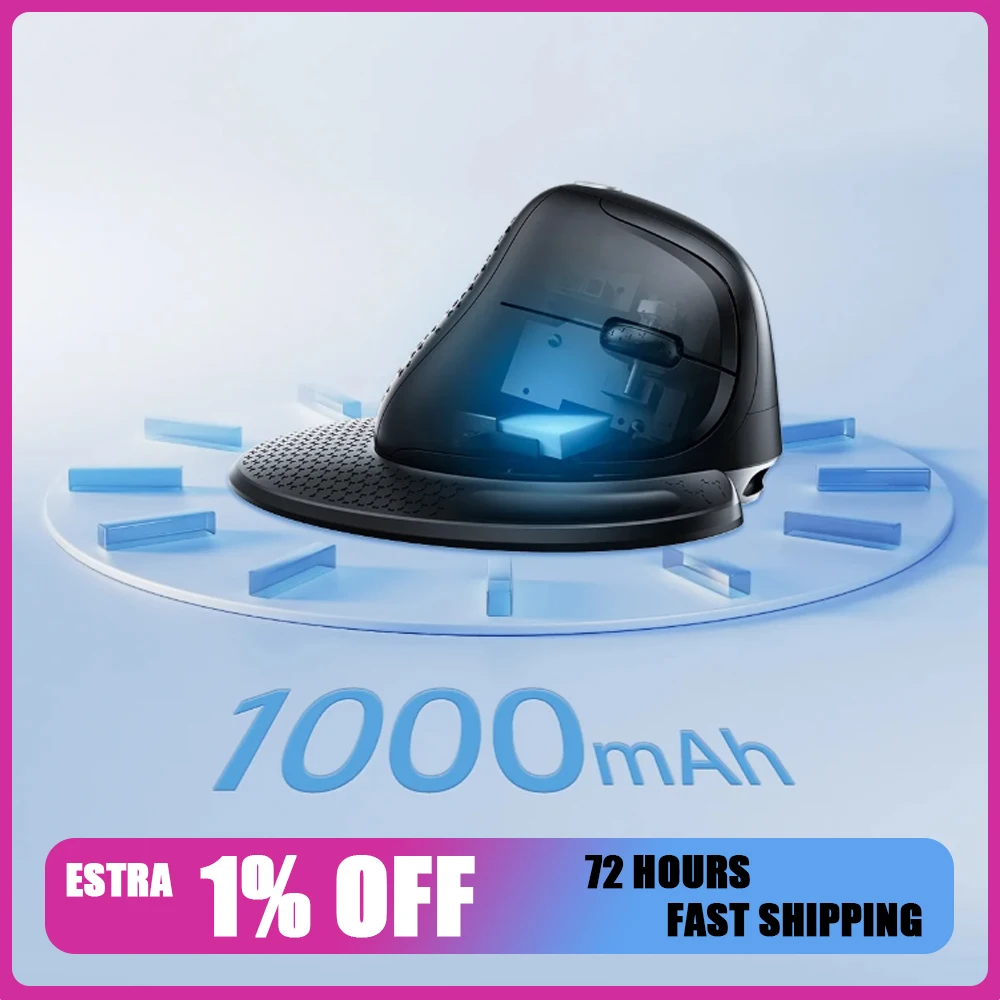 DeLUX M618XSD Office Mouse Three Mode connection 1000mAh Light Weight Wireless Mouse Fifth Gear DPI Mute For Pc Accessories Gift