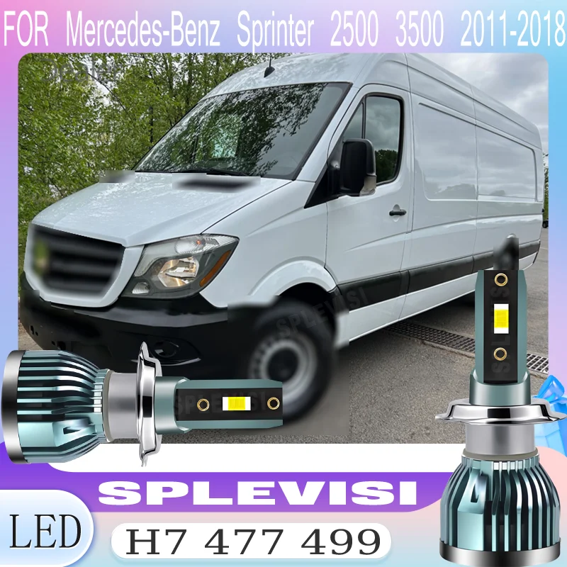 

Night Safety reliable LED Headlight Headlamp High Low Beam For Mercedes-Benz Sprinter 2500 3500 2011 2012 2013 2014 2015-2018