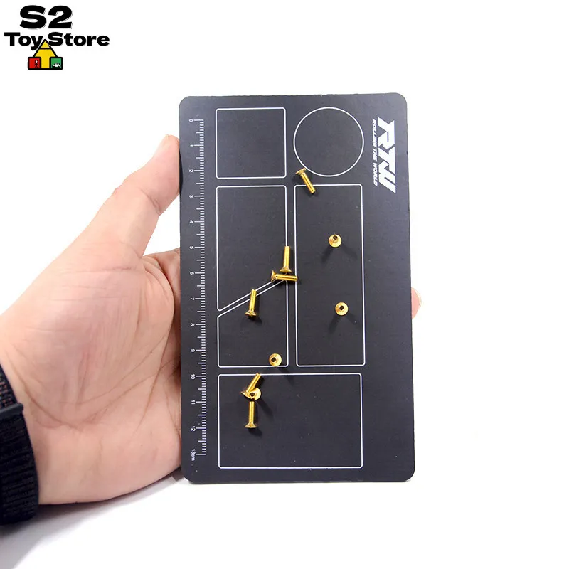 

Магнитная винтовая накладка RTW, ремонт модели, разборка, позиционирование винта, анти-потерянное хранилище, мягкая магнитная пластина для радиоуправляемой модели, накладка для инструментов
