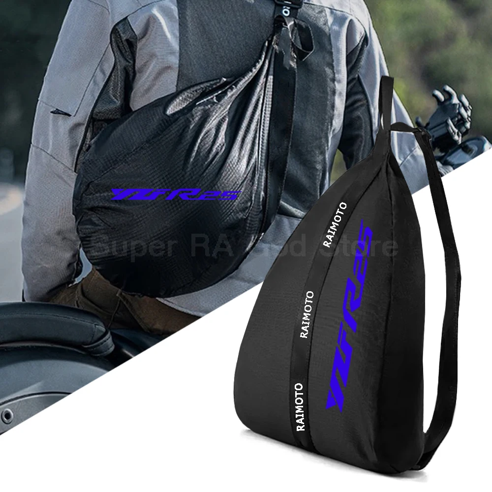 For YZFR25 2014-2019 2020 2021 2022 2023 Motorcycle Accessories Helmet Backpack Large Capacity Travel Bags Reflective