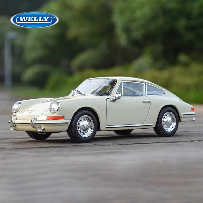 

WELLY 1:24 Porsche 911 1964 Alloy Car Diecasts & Toy Vehicles Car Model Miniature Scale Model Car Toy For Children