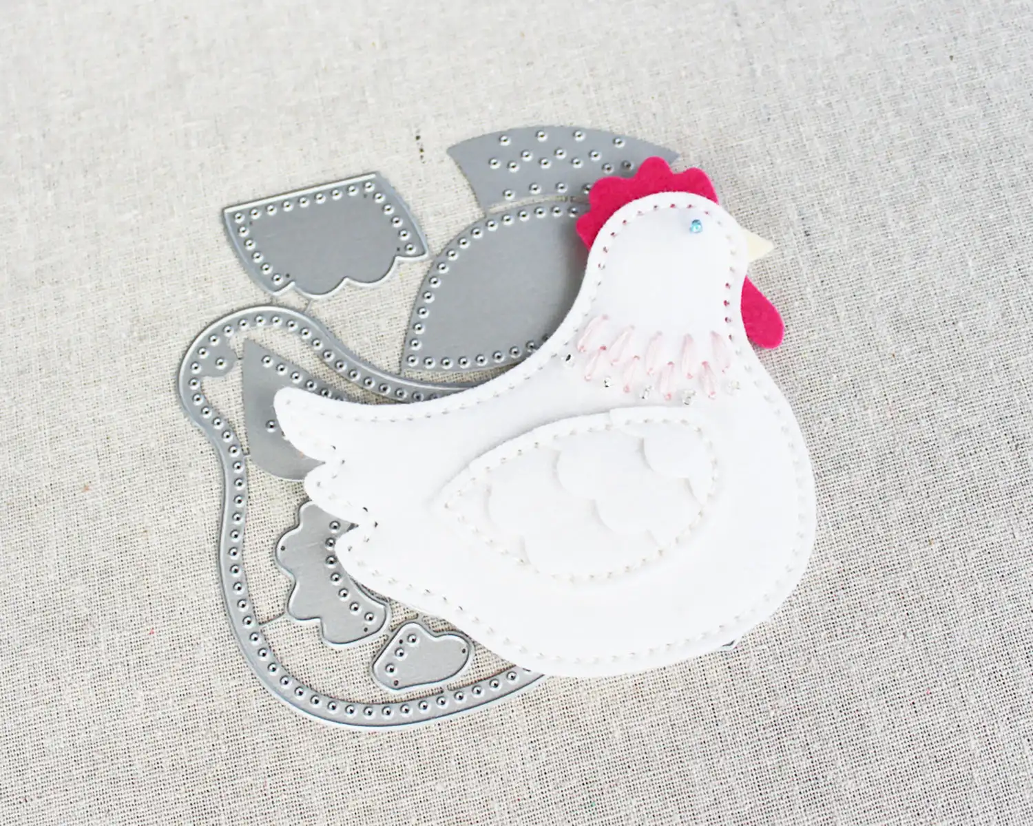 Ice Cream Cone Strawberry Embroidered Heart Shamrock Metal Cutting Dies DIY Card Craft Paper Spring Summer Valentine's Day New
