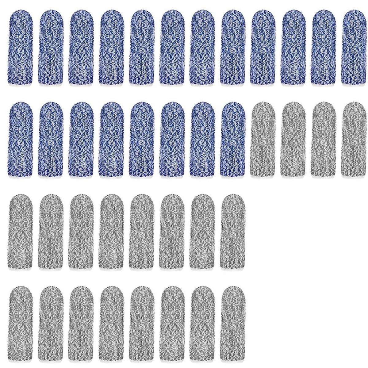 40 Pcs Finger Cots Cut Resistant Protector Anti Cut Fingertips Finger Sleeve Reusable Finger Covers Thumb Finger