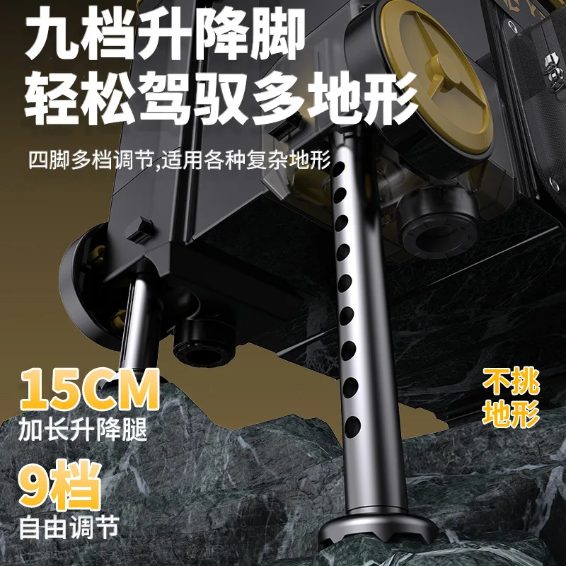 New Wheeled Hard Fishing Box Full Set New Portable Multi-functional Fishing Box Table Fishing Box Fish Bucket 낚시 상자를위한 낚시 장비