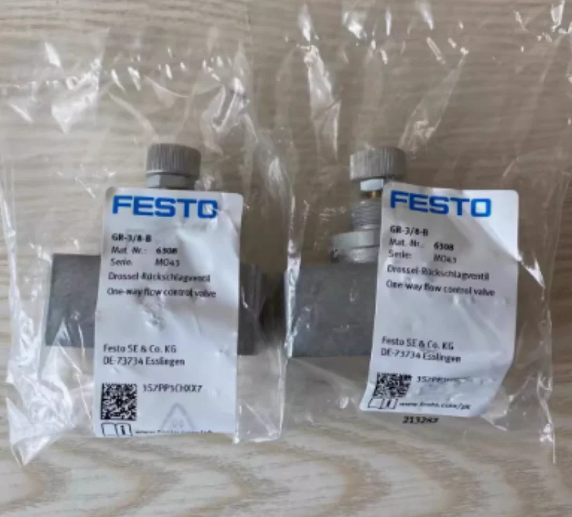 New original FESTO Throttle valve GR-3/8-B 6308 GR-1/2 3720 GR-M3 15899