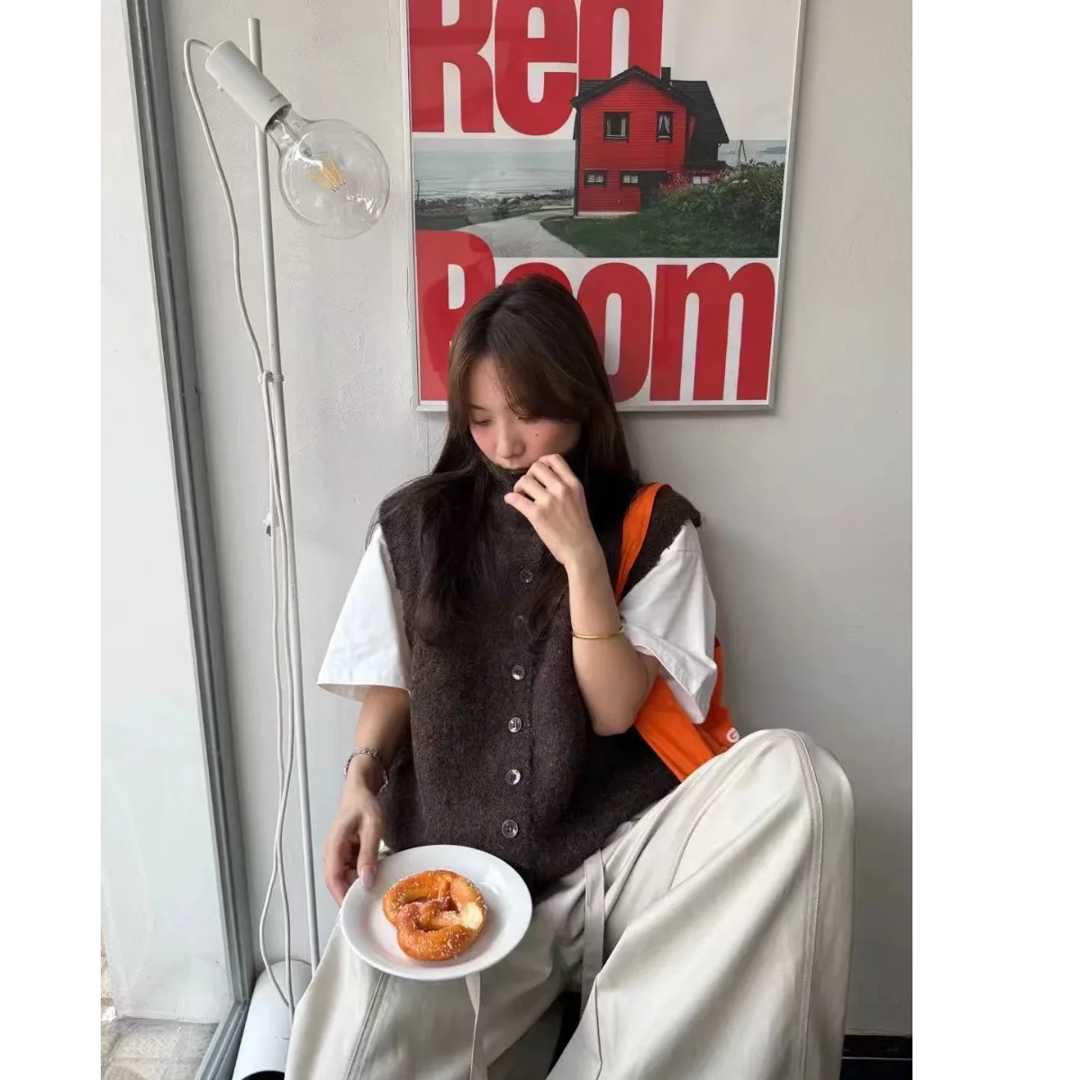 

Жилеты Жилеты Тонкий женский жилет Кружева Осенние кожаные заклепки с шипами Городская личность Модные универсальные байкеры Пряжка для верховой езды OL