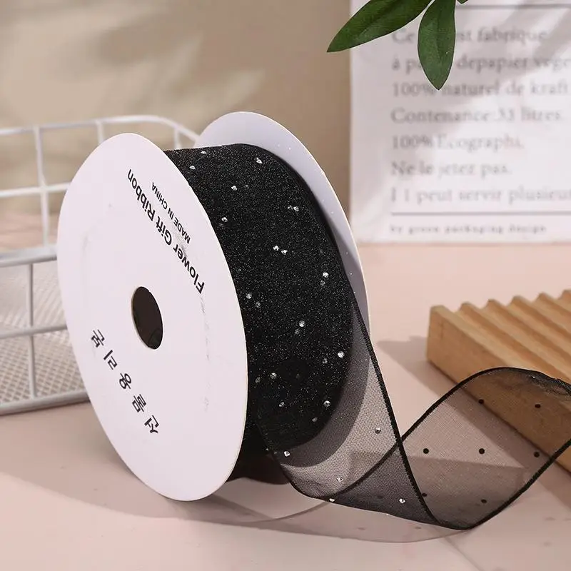 2. 5/4cm Heißprägeband für Haaraccessoires, Organzaband für handgemachte Schleifen, Haarspangen, Kleidungsstücke, Geschenkverpackungen. – Detail 18