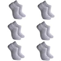 68UA 6 Pairs Low Cut Invisible Ankle Short Socks for Men with Breathable and Moisture Wicking Features No Show Liner Socks