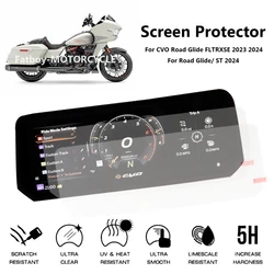 Motorcycle Instrument Protection Film Scratch Cluster Screen Sticker 2PIC For Harley CVO Road Glide FLTRXSE Road Glide ST 2024