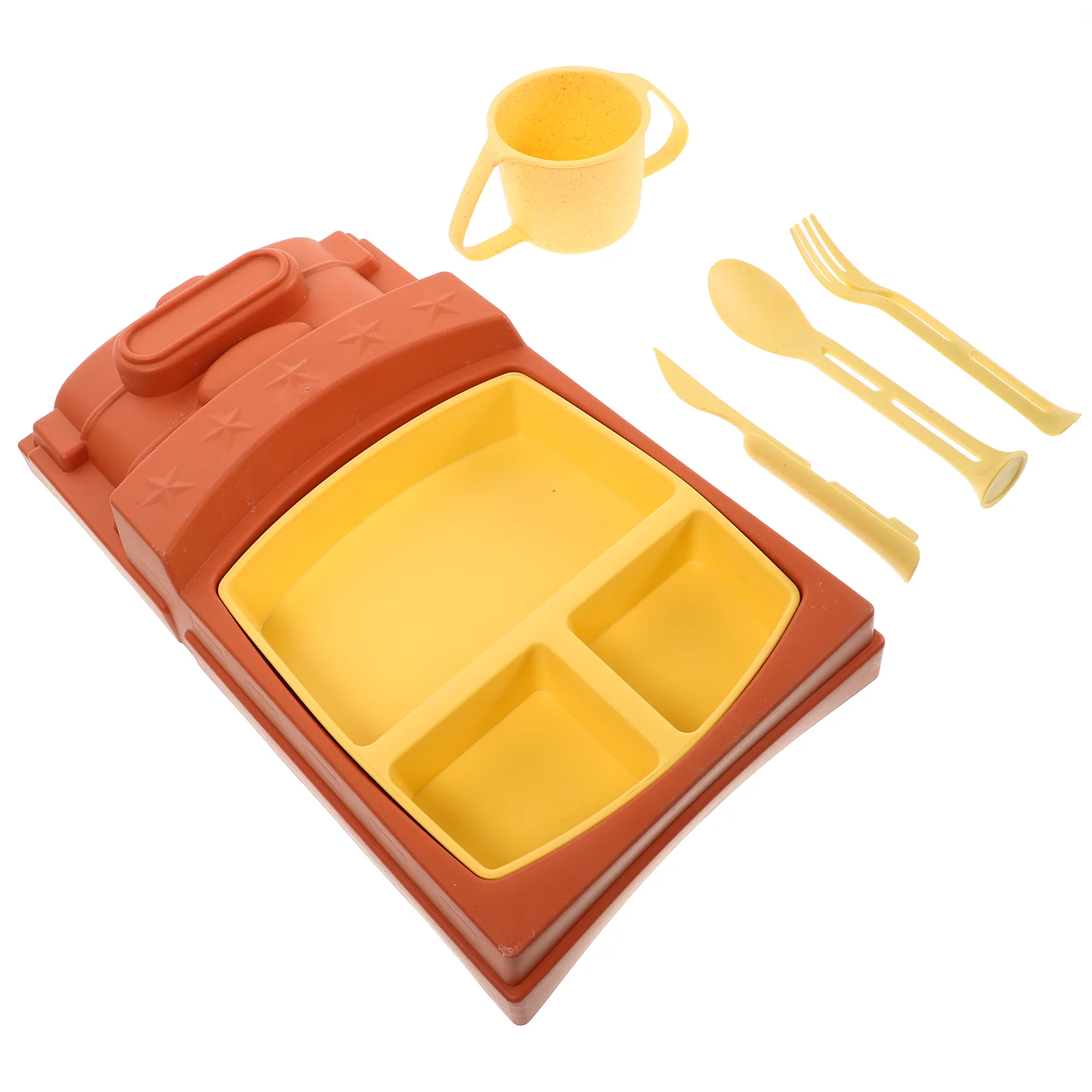 

Children's Plate Toddler Trays for Eating Convenient Divided Suction Plates Kids