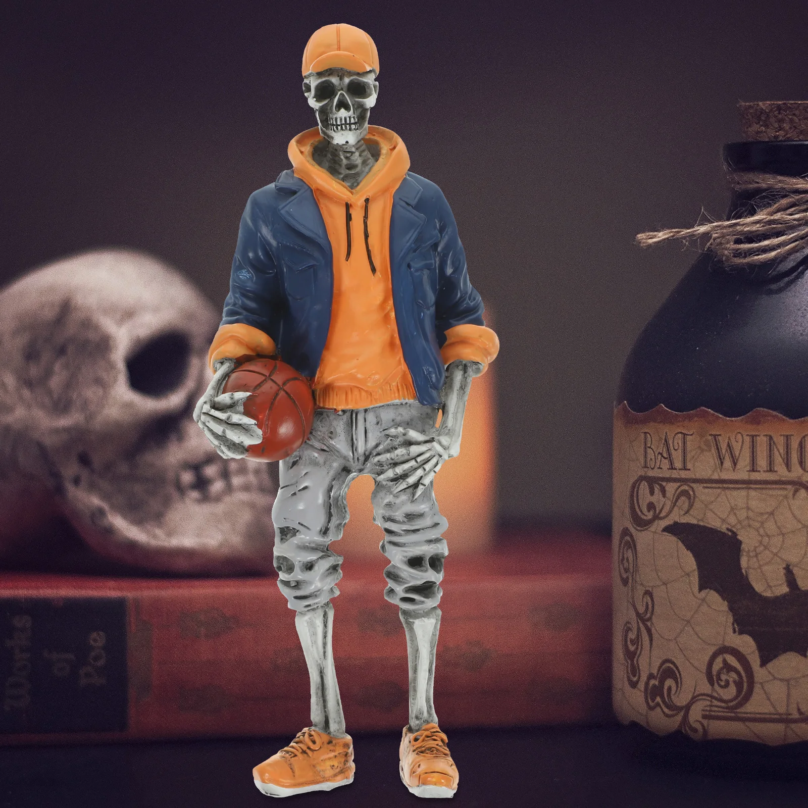 

1pc Resin Statue Halloween Party Decoration Desktop Garden Home Decor Craft Halloween Supplies