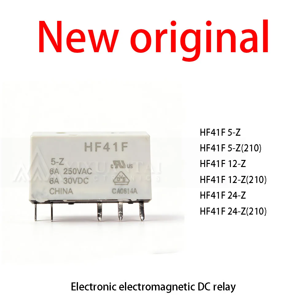 

10Pcs/Lot New original HF41F 5-Z HF41F 5-Z(210) HF41F 12-Z HF41F 12-Z(210) HF41F 24-Z HF41F 24-Z(210) Electronic electromagnetic