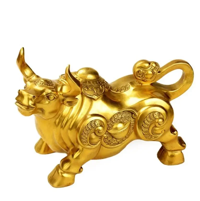 

Pure copper cattle bronze cattle ornaments Zodiac sign crafts