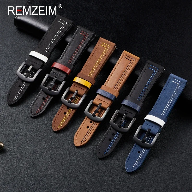 

Quick Release Watchbands Smartwatch Band 20mm 22mm Universal Bracelet Retro Watch Strap Bracelet Handmade