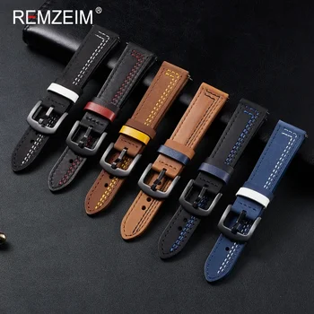 퀵릴리즈 스마트 워치 밴드, 범용 팔찌, 레트로 시계 스트랩, 수제 팔찌, 20mm, 22mm Best5 퀵릴리즈 스마트 워치 밴드, 범용 팔찌, 레트로 시계 스트랩, 수제 팔찌, 20mm, 22mm Best5
