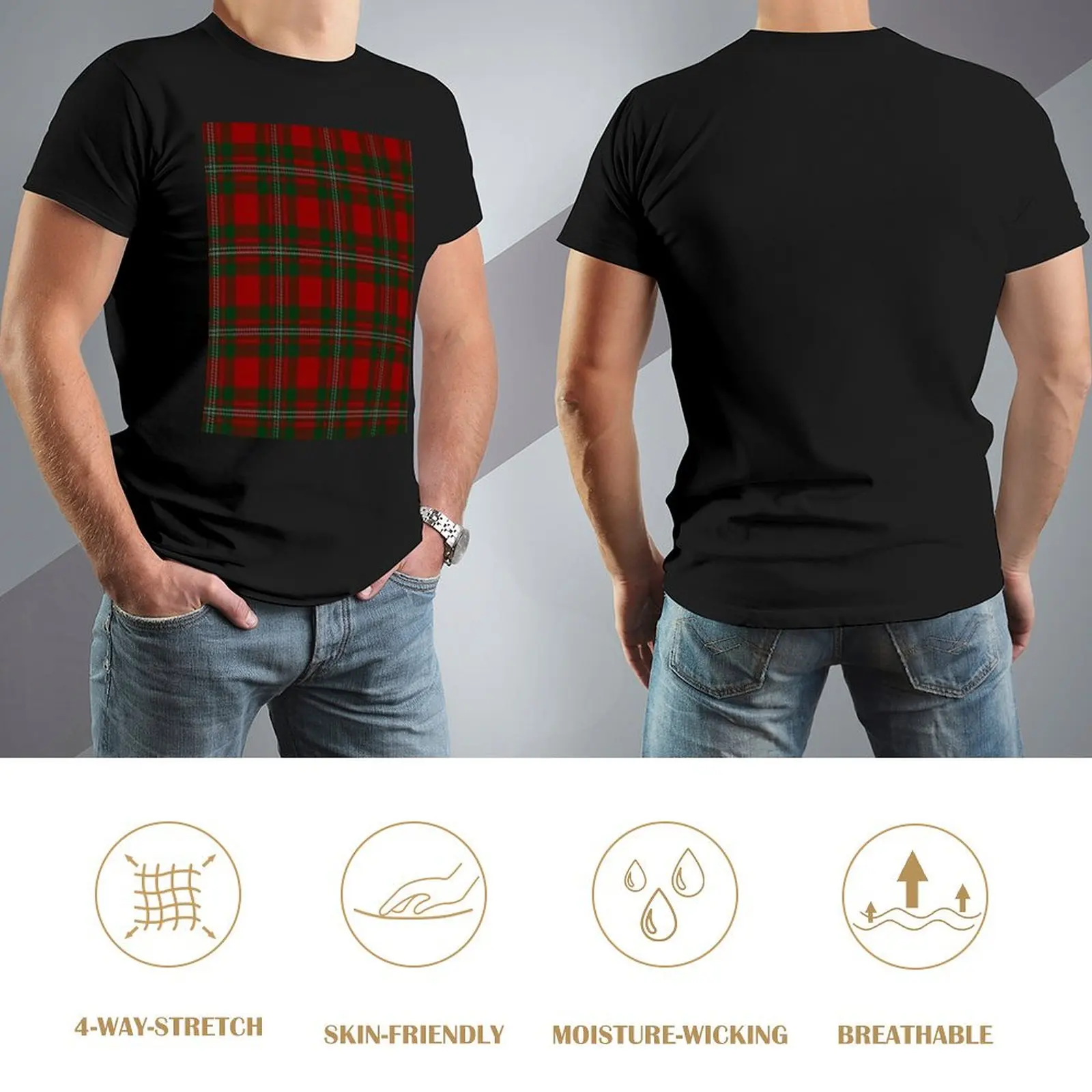 Scottish MacGregor Clan Tartan Products T-Shirt animal prinfor boys shirts graphic slim fit t shirts for men image 4