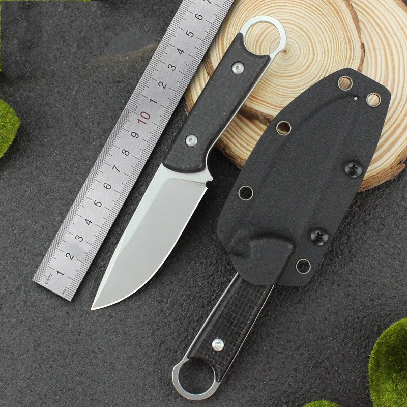 

GT0178 Camping Knife D2 Blade Micarta Handle Tactical Kitchen Hiking Outdoor Tool Survival Fishing Fixed Straight Hunting Knife