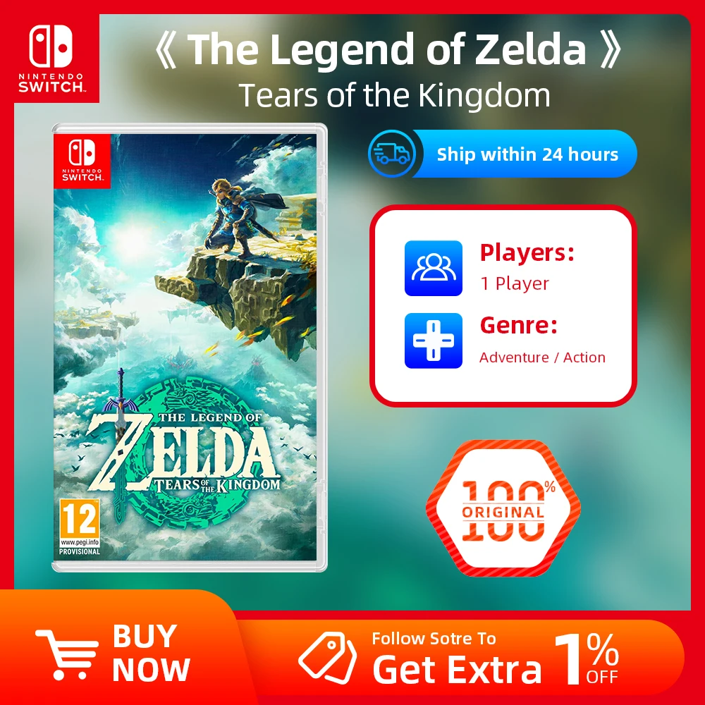 Nintendo Switch -The Legend of Zelda: Tears of the Kingdom - Game Physics Ink Cartridge