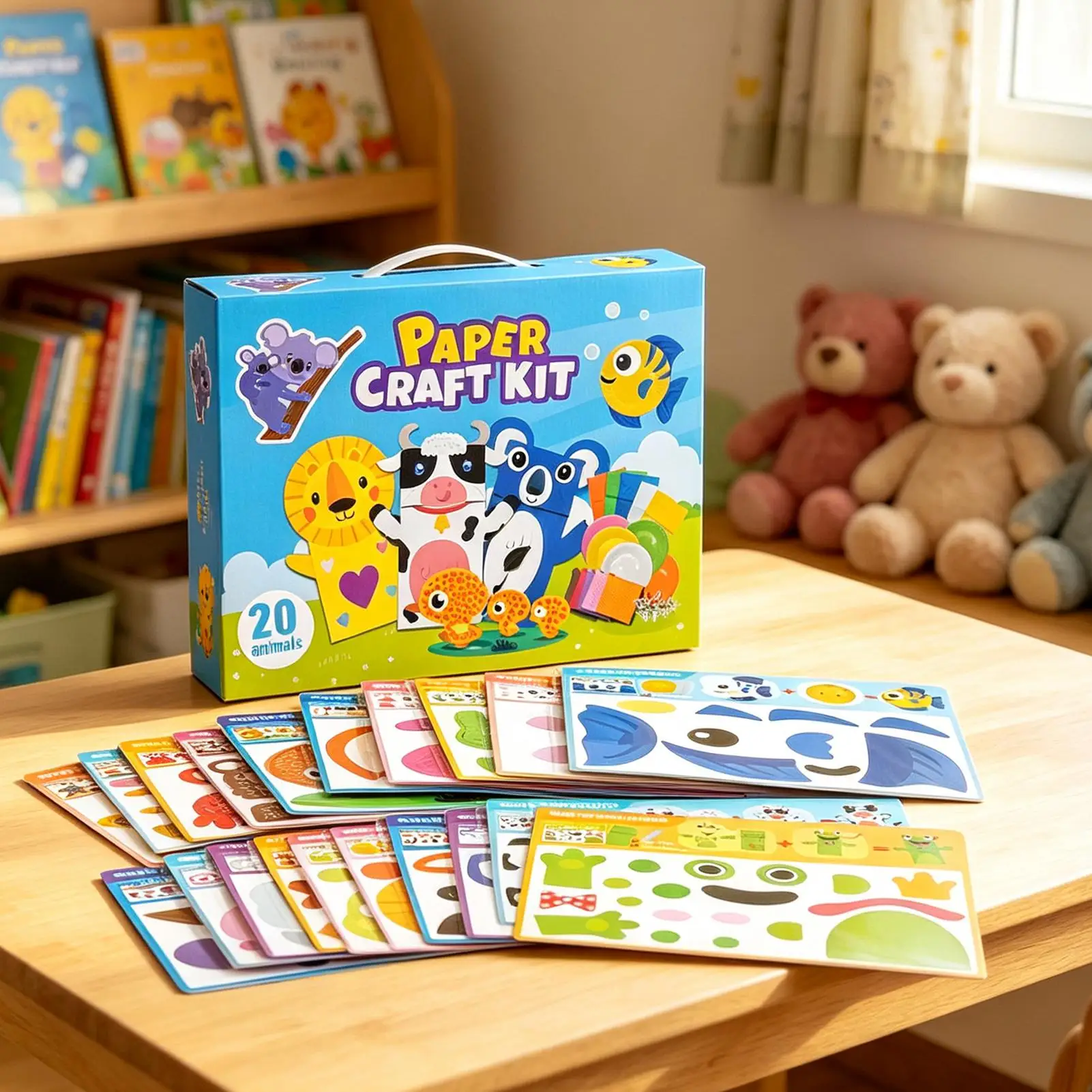 paper-crafts-for-kids-animal-projects-arts-kits-with-stickers-preschool-classroom-birthday-party-supplies-boys-girls-holiday