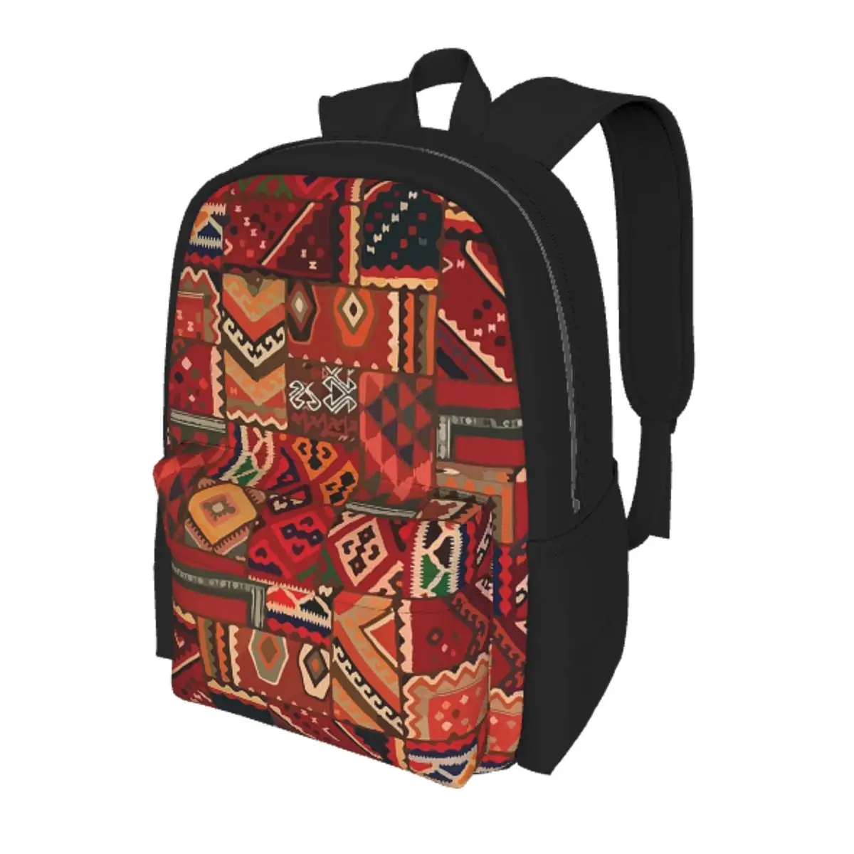 

Amazigh Foutha Kabyle Mediterranean Berber Jewel Student Backpack School Bag Hiking Travel Daypack Bookbag Shoulder Bags