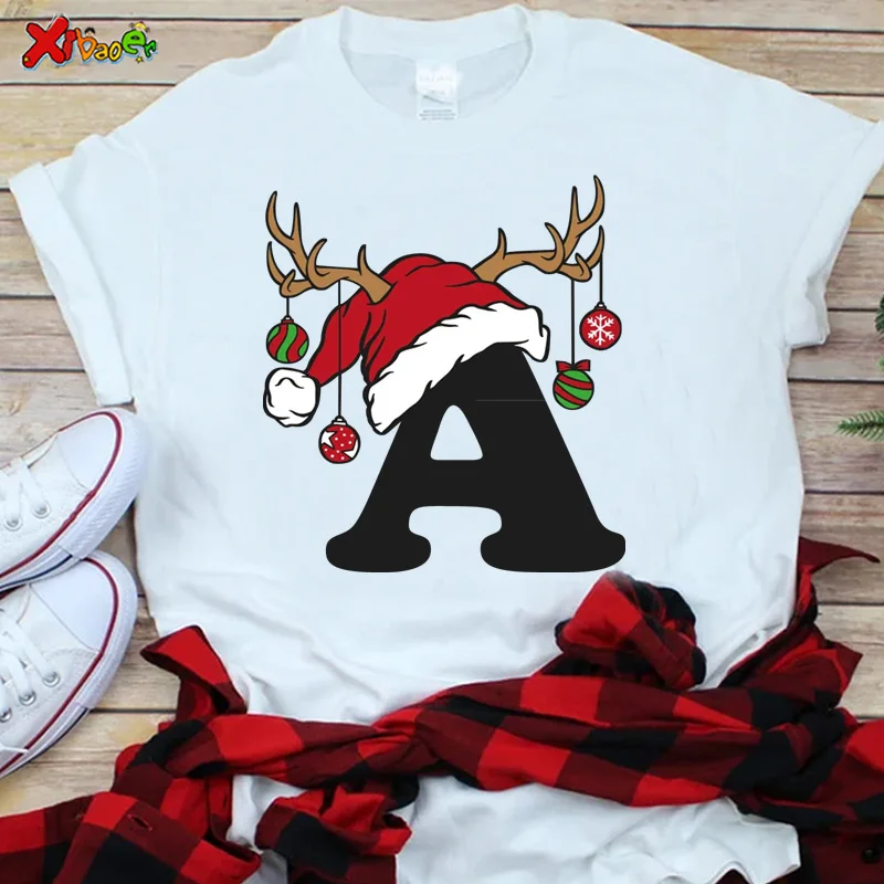 Family Matching Shirts Merry Christmas Outfits Party Shirt Couple Outfits Children Clothing Matching Shirt Set Family Look Shrit