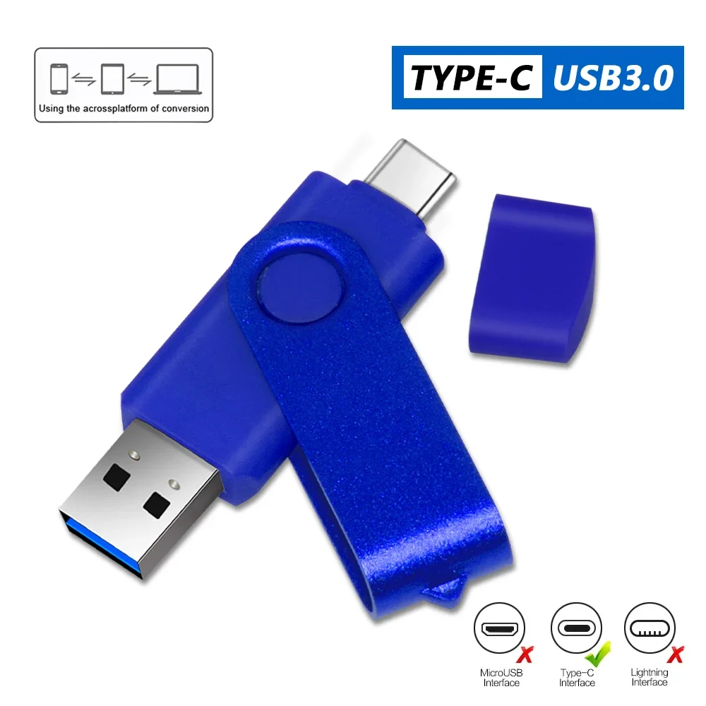 عصا ذاكرة عالية السرعة قابلة للدوران ، محرك فلاش USB صغير ، قلم سلسلة مفاتيح مجاني ، قرص U أسود ، 32 جيجابايت ، 64 جيجابايت ، GB