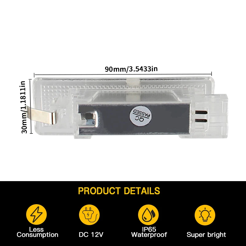 1 PC/2 PCS LED Interieur Kofferbak Licht voor Auto's Voor VW Kever A5 Caddy Jetta Golf Mk5/6/7 Passat B6/7/8 Seat Leon Toledo Cordoba