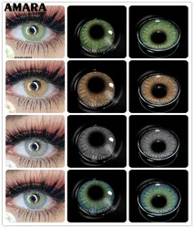 AMARA 1 Pair Color Contact Lenses for Eyes Natural Brown Lenses Beauty Fashion ocean lense Blue Lenses Green Eye Contact
