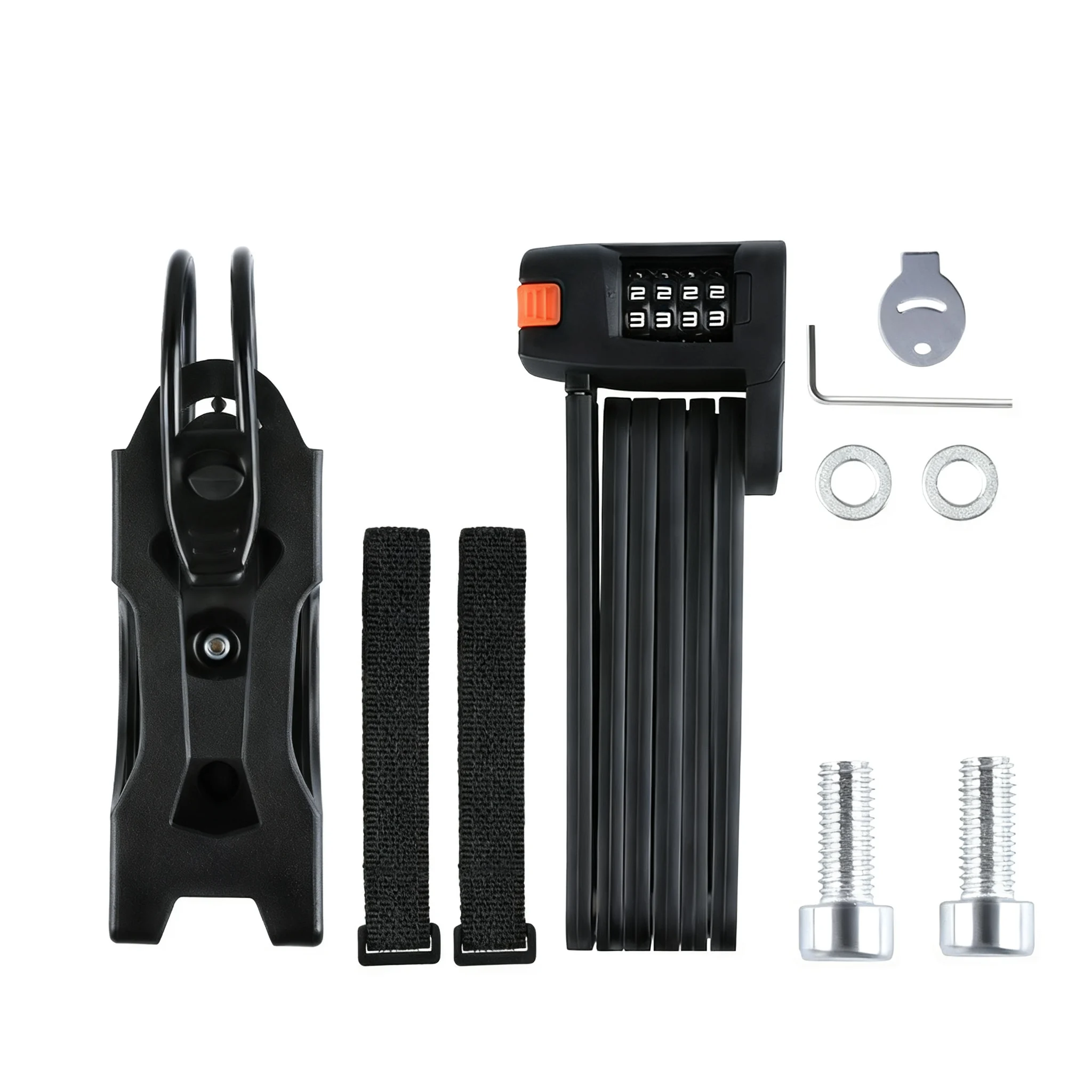 Mountain Bike Lock Bike Lock Folding Combination Bicycle Security Road